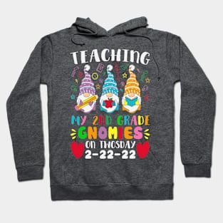 Teaching 2nd Grade On Twosday Illustration Hoodie